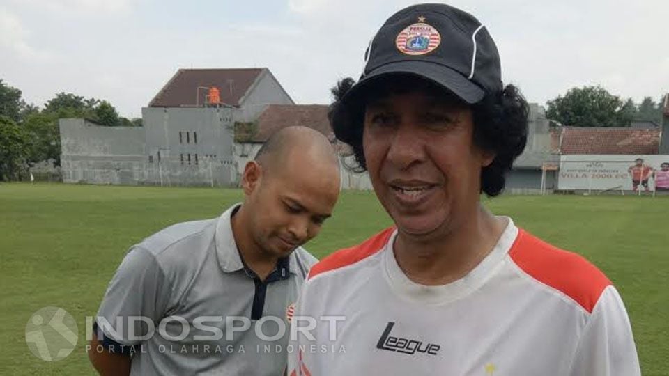 Pelatih Persija Jakarta, Muhammad Zein Alhadad, siap redam permainan Persiba Copyright: © May Rahmadi/INDOSPORT